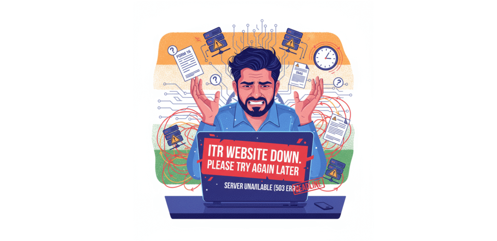 Live Update: Why Is the ITR Website Down After 6 Crore Tax Returns? Here’s What You Need to Know